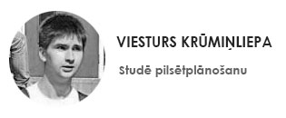 Viesturs Krūmiņliepa - pilsētplānošanas students